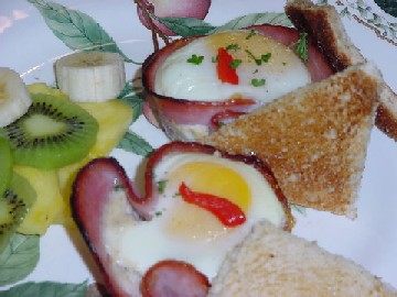 Ham &amp Eggs Florentine