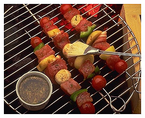 Balsamic Spiced Lamb Kebabs
