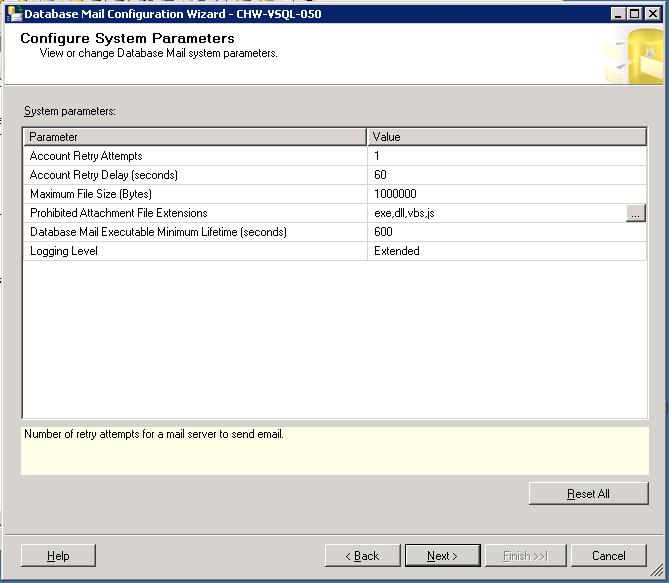 Configure System Parameters