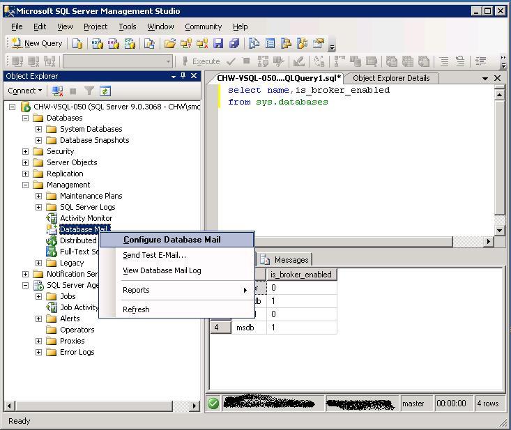 Configure Database Mail