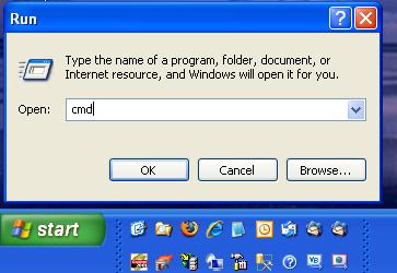 Windows Start Run Cmd.exe